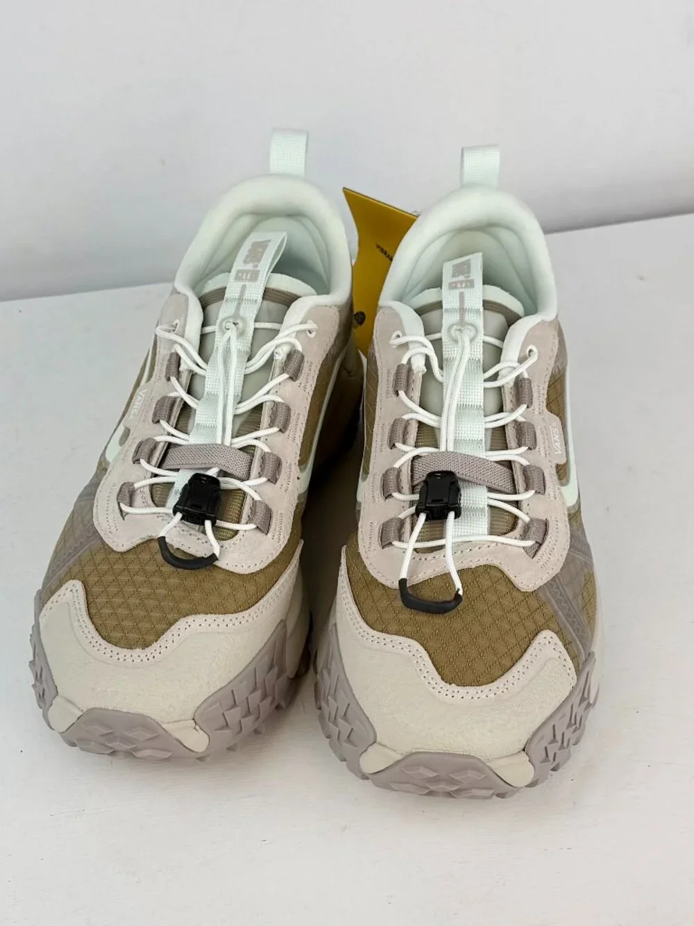 M6, W7.5- Vans Crosspath XC Peyote Beige/Mint Green Hiking Shoes